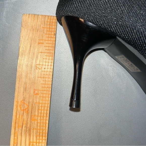 Women’s Sock black tall heeled boots. Size 38 - Picture 11 of 11